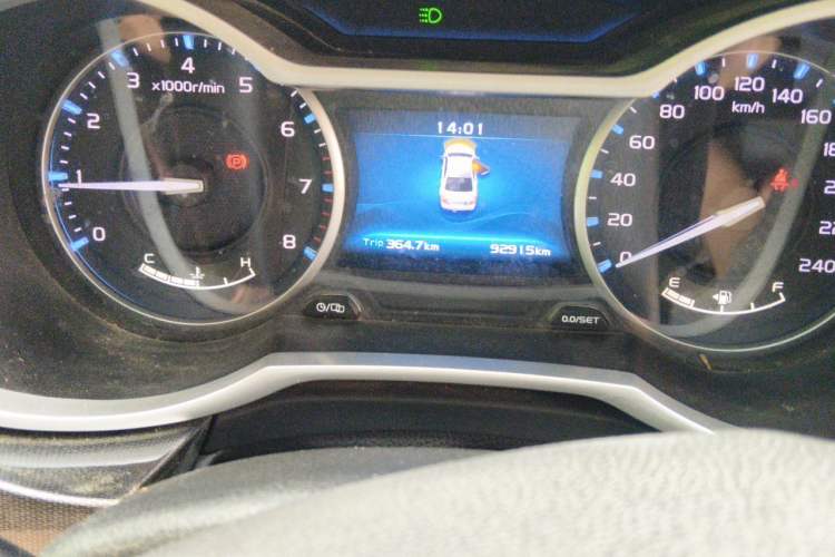 Used Geely Auto Emgrand 2017 Sedan Million Edition 1.5L Manual - Upward Version Odometer Close Up