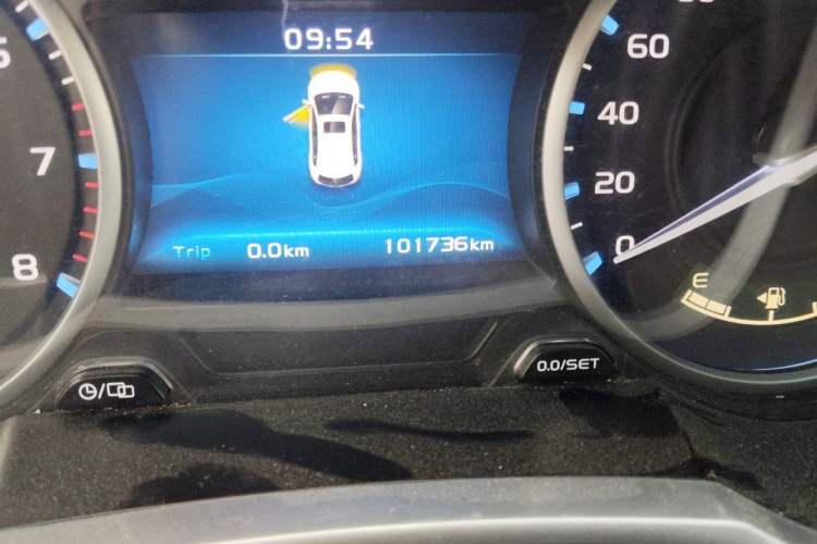 Used Geely Auto Emgrand 2017 Hatchback RS Million Edition 1.5L Manual Upward Version Odometer Close Up