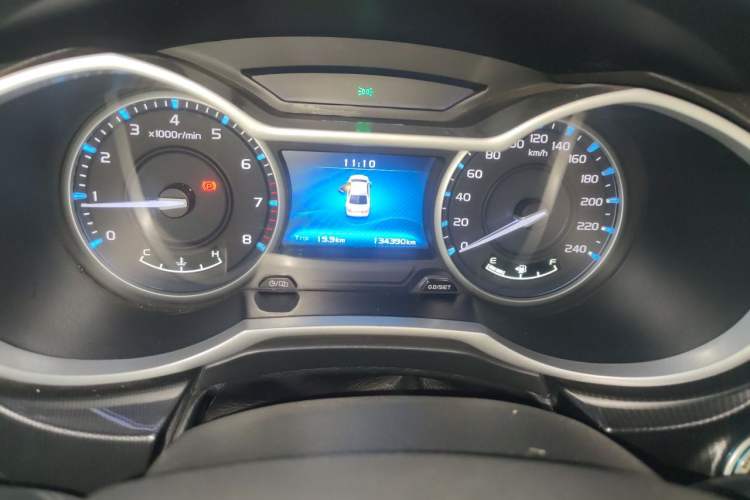 Used Geely Auto Emgrand 2017 Sedan Million Edition 1.5L Manual - Upward Version Odometer Close Up