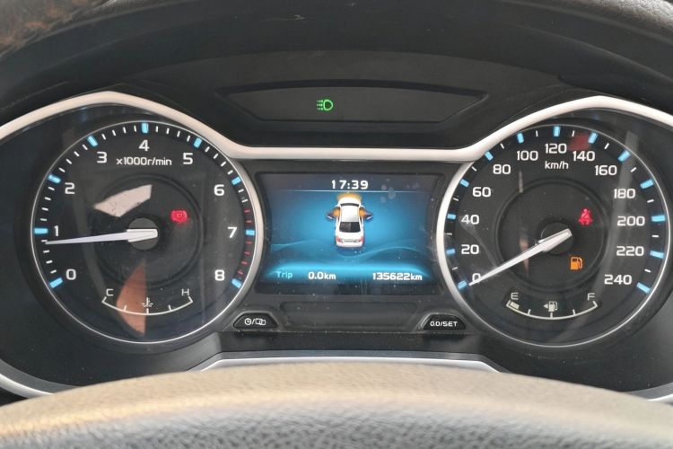 Used Geely Auto Emgrand 2017 Sedan Million Edition 1.5L Manual - Upward Version Odometer Close Up
