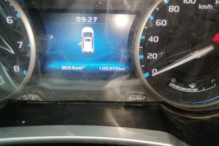 Used Geely Auto Emgrand 2017 Hatchback RS Million Edition 1.5L Manual Upward Version Odometer Close Up