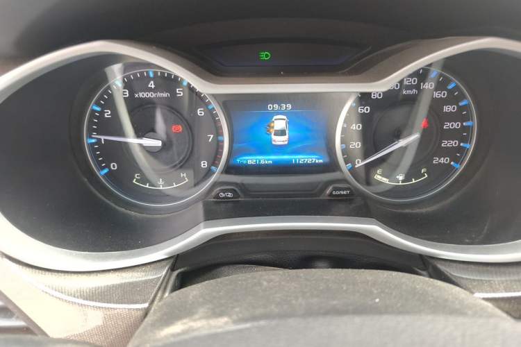Used Geely Auto Emgrand 2017 Sedan Million Edition 1.5L Manual Upward Connect Version Odometer Close Up