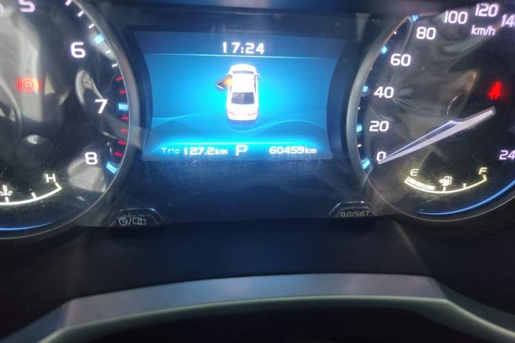 Used Geely Auto Emgrand 2017 Sedan Million Edition 1.5L CVT Upward Connectivity Version Odometer Close Up