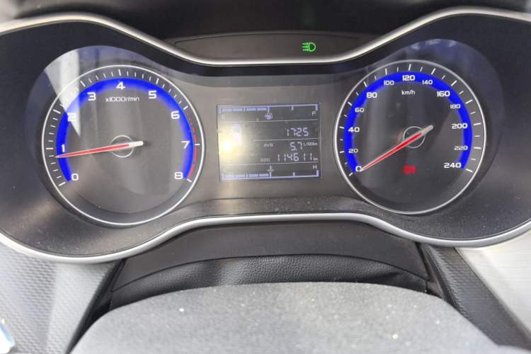 Used Geely Auto Emgrand 2017 Sedan Million Edition 1.5L Manual Upward Connect Version Odometer Close Up