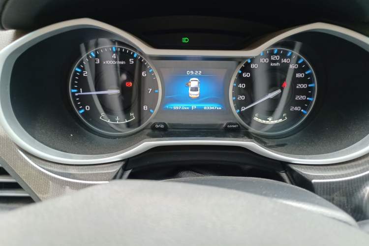 Used Geely Auto Emgrand 2017 Sedan Million Edition 1.5L CVT Upward Connectivity Version Odometer Close Up