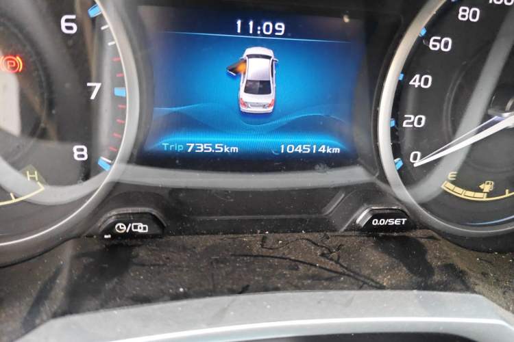 Used Geely Auto Emgrand 2017 Sedan Million Edition 1.5L Manual - Upward Version Odometer Close Up