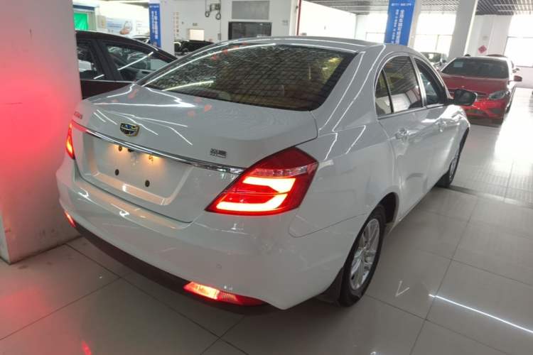 Used Geely Auto Emgrand 2017 Sedan Million Edition 1.5L CVT Luxury Model Rear Right 45 Deg