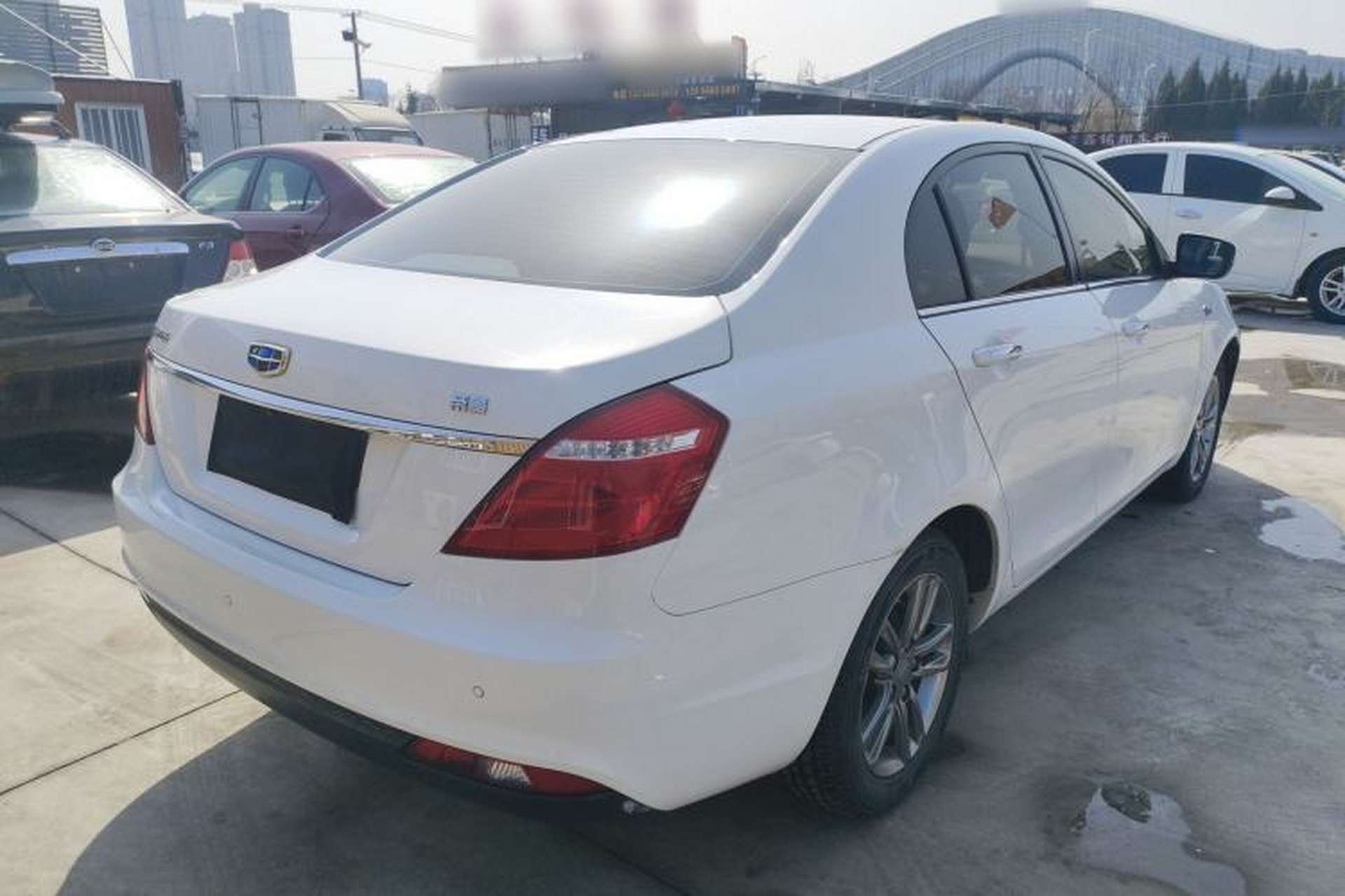 Used Geely Auto Emgrand 2017 Sedan Million Edition 1.5L CVT Upward Connectivity Version Rear Right 45 Deg