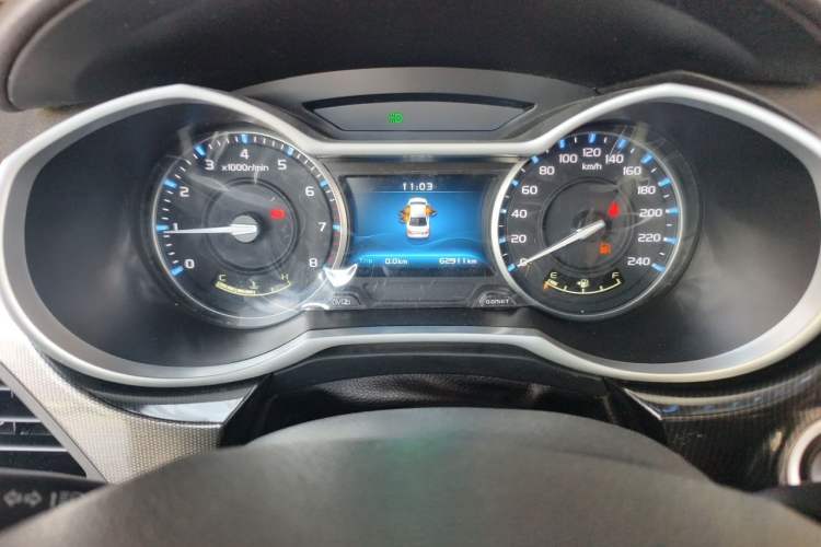 Used Geely Auto Emgrand 2017 Sedan Million Edition 1.5L Manual - Upward Version Odometer Close Up