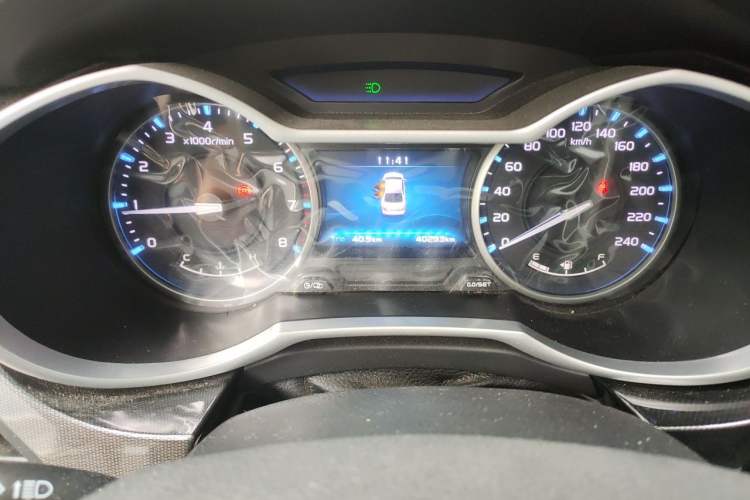 Used Geely Auto Emgrand 2017 Sedan Million Edition 1.5L Manual - Upward Version Odometer Close Up