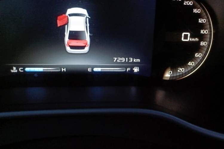 Used Geely Auto Emgrand 2018 1.5L CVT Upward Connect Edition Odometer Close Up