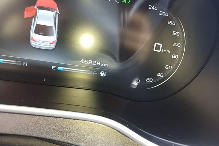 Used Geely Auto Emgrand 2018 1.5L Manual Upward Connect Edition Odometer Close Up