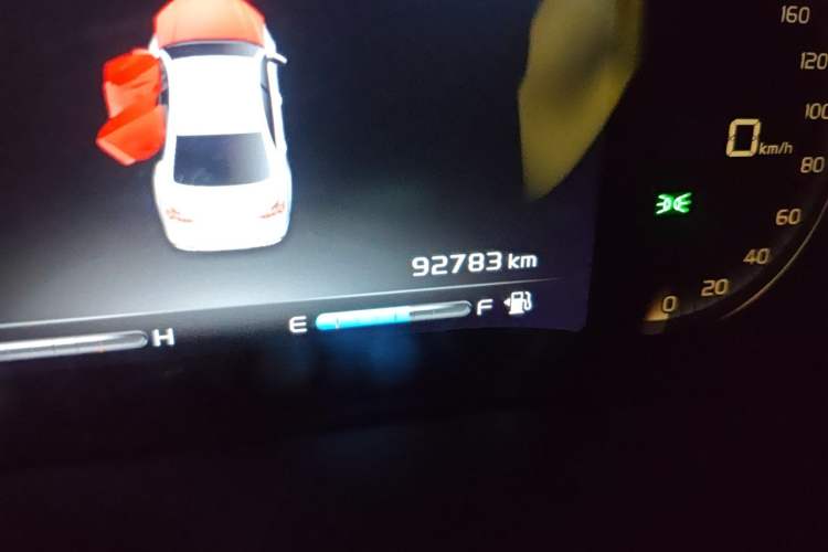 Used Geely Auto Emgrand 2018 1.5L CVT Upward Connect Edition Odometer Close Up