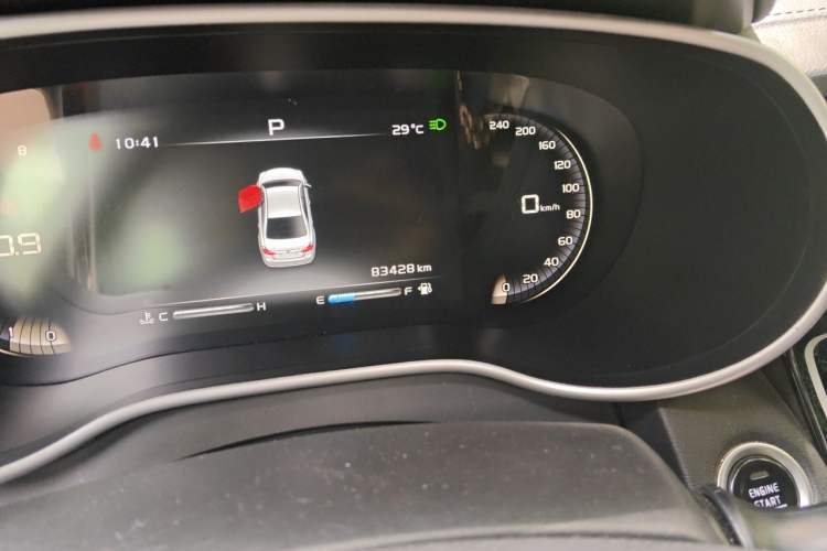 Used Geely Auto Emgrand 2018 1.5L CVT Upward Connect Edition Odometer Close Up