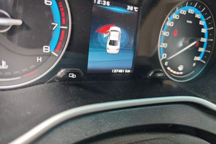 Used Geely Auto Emgrand 2018 1.5L Manual Luxury Model Odometer Close Up