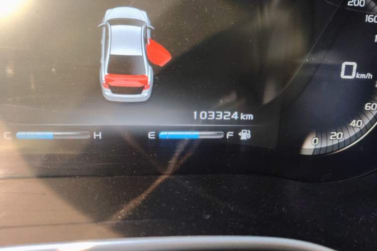 Used Geely Auto Emgrand 2018 1.5L CVT Upward Connect Edition Odometer Close Up