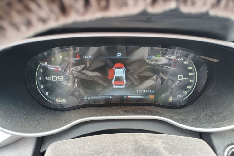 Used Geely Auto Emgrand 2018 1.5L CVT Upward Connect Edition Odometer Close Up