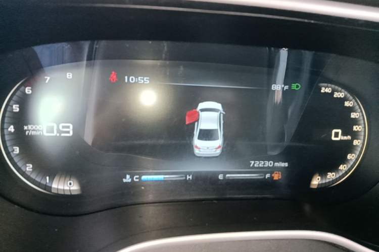 Used Geely Auto Emgrand 2018 1.5L Manual Upward Connect Edition Instrument Cluster
