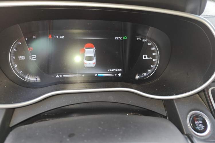 Used Geely Auto Emgrand 2018 1.5L Manual Upward Connect Edition Odometer Close Up
