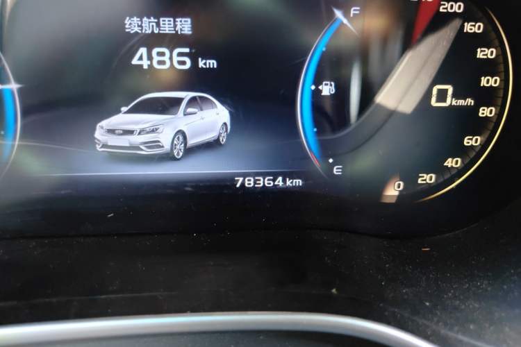 Used Geely Auto Emgrand 2018 1.5L Manual Upward Connect Edition Odometer Close Up