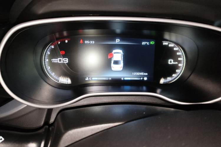 Used Geely Auto Emgrand 2018 1.5L CVT Upward Connect Edition Odometer Close Up