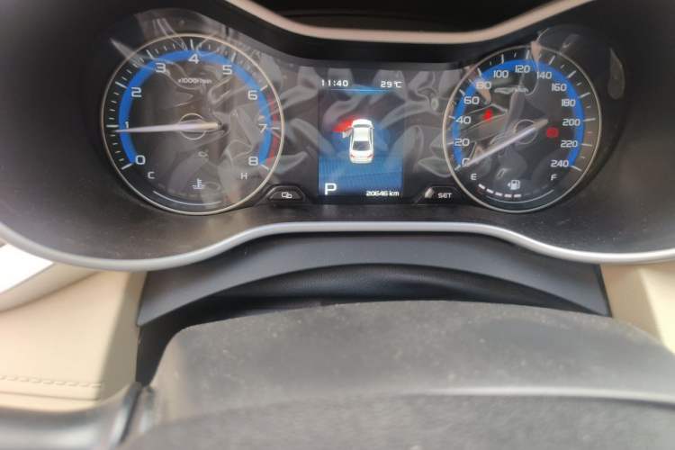 Used Geely Auto Emgrand 2018 1.5L CVT Luxury Model Odometer Close Up