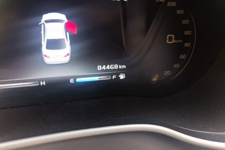 Used Geely Auto Emgrand 2018 1.5L CVT Upward Connect Edition Odometer Close Up