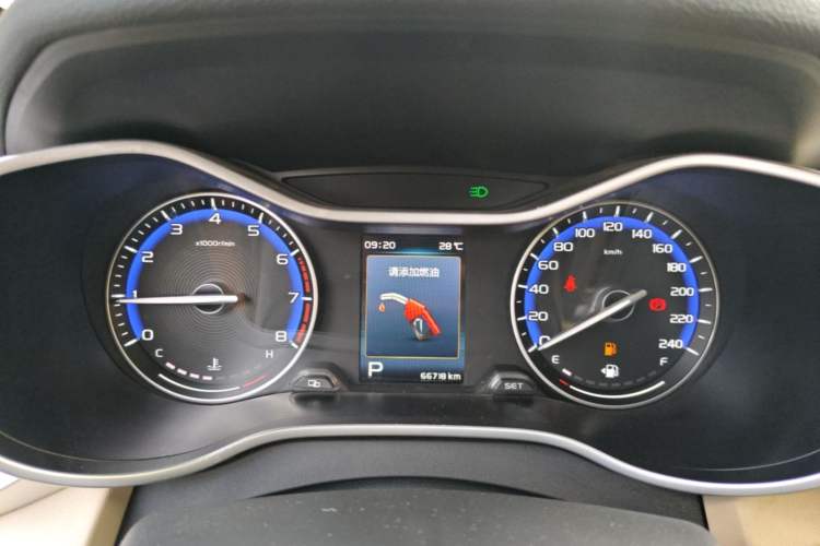 Used Geely Auto Emgrand 2018 1.5L CVT Luxury Model Instrument Cluster
