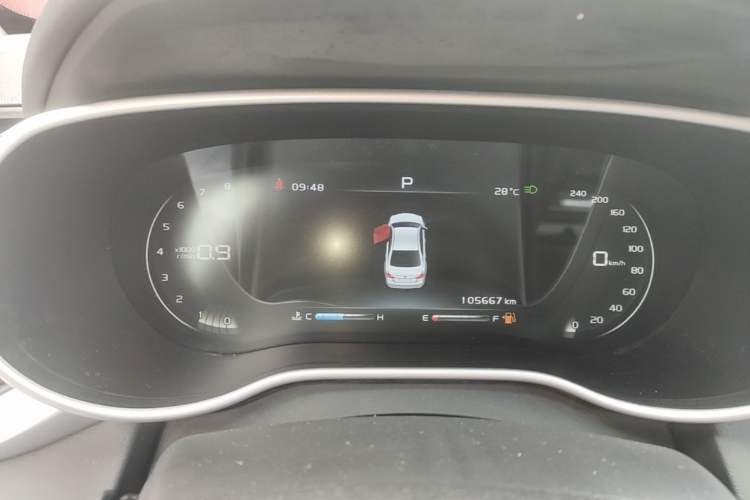 Used Geely Auto Emgrand 2018 1.5L CVT Upward Connect Edition Instrument Cluster