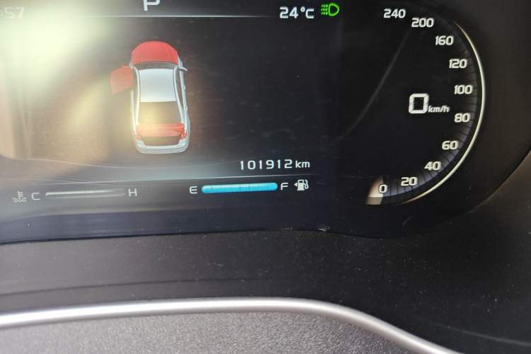 Used Geely Auto Emgrand 2018 1.5L CVT Upward Connect Edition Odometer Close Up