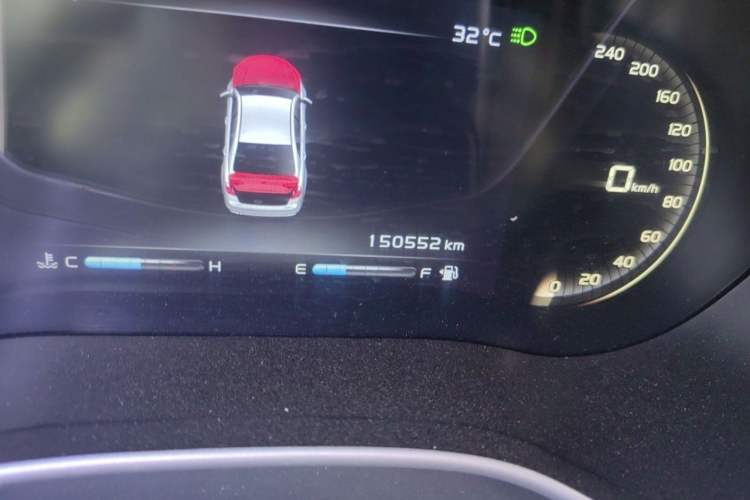 Used Geely Auto Emgrand 2018 1.5L Manual Upward Connect Edition Odometer Close Up
