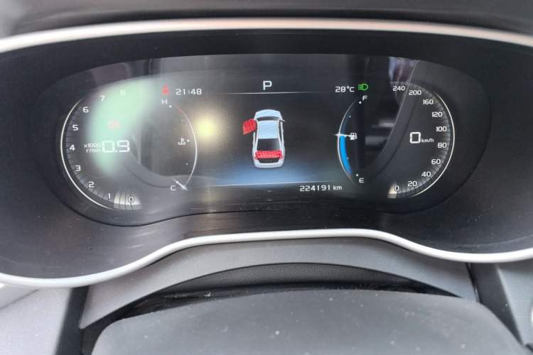Used Geely Auto Emgrand 2018 1.5L CVT Upward Connect Edition Odometer Close Up