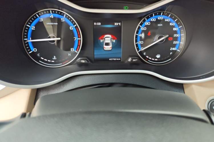 Used Geely Auto Emgrand 2018 1.5L Manual Luxury Model Odometer Close Up