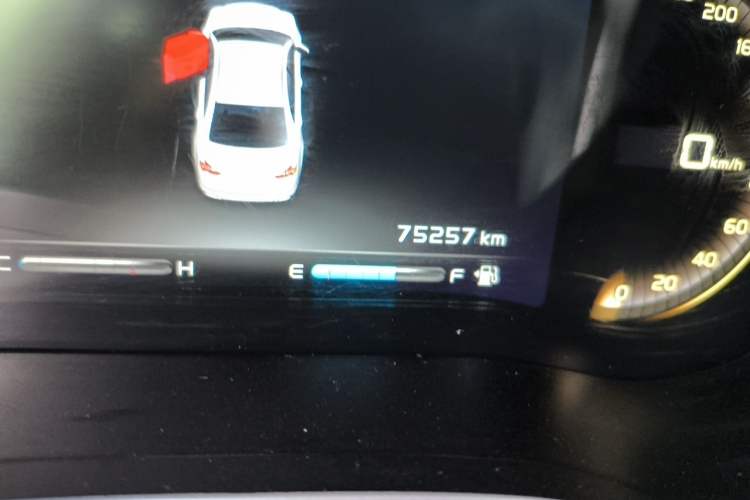 Used Geely Auto Emgrand 2018 1.5L CVT Upward Connect Edition Odometer Close Up