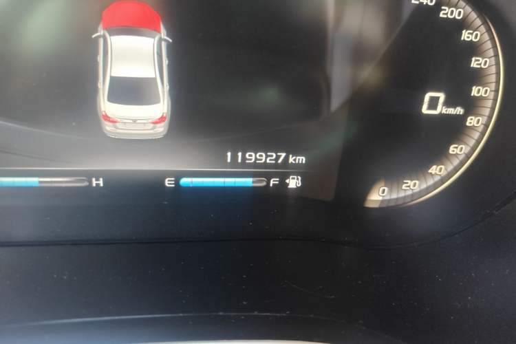 Used Geely Auto Emgrand 2018 1.5L CVT Upward Connect Edition Odometer Close Up