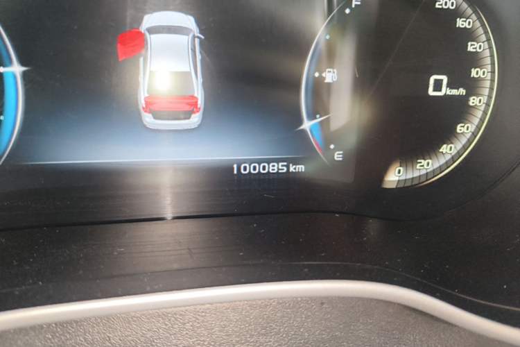 Used Geely Auto Emgrand 2018 1.5L CVT Upward Connect Edition Odometer Close Up