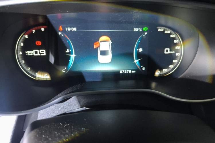 Used Geely Auto Emgrand 2018 1.5L Manual Upward Connect Edition Odometer Close Up