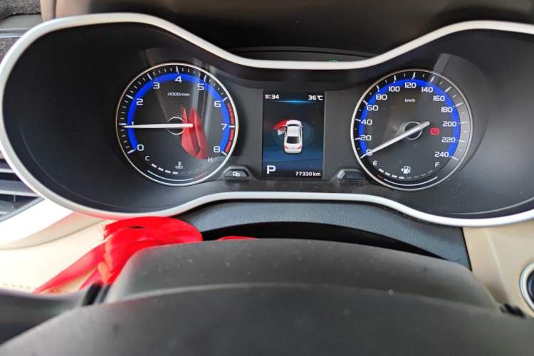 Used Geely Auto Emgrand 2018 1.5L CVT Luxury Model Odometer Close Up