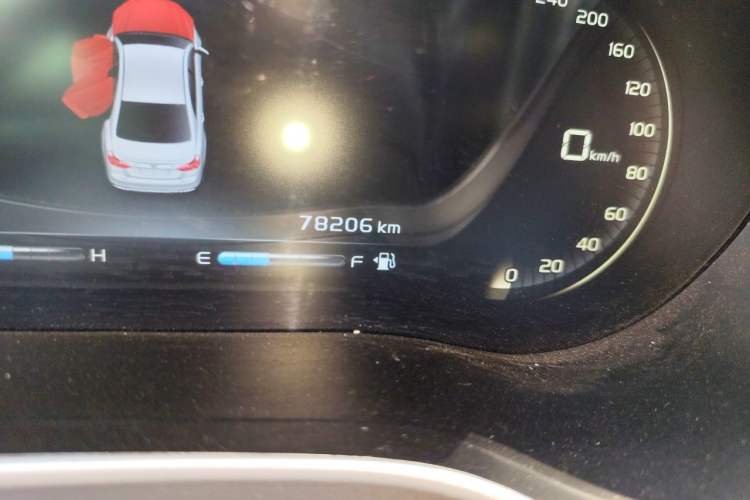 Used Geely Auto Emgrand 2018 1.5L Manual Upward Connect Edition Odometer Close Up