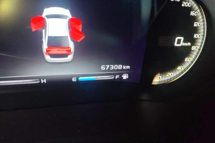 Used Geely Auto Emgrand 2018 1.5L CVT Upward Connect Edition Odometer Close Up