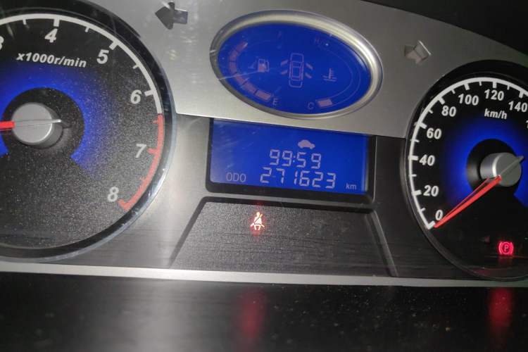 Used Geely Auto Emgrand  Odometer Close Up