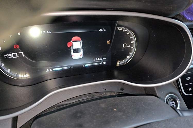 Used Geely Auto Emgrand 2018 1.5L Manual Upward Connect Edition Odometer Close Up