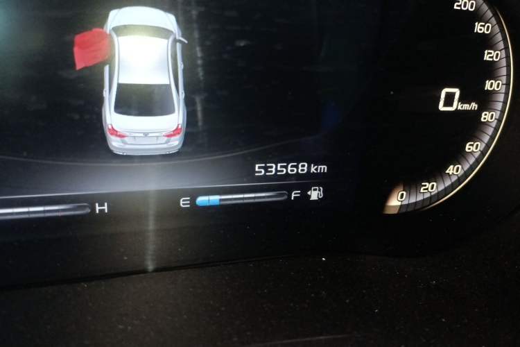 Used Geely Auto Emgrand 2018 1.5L CVT Upward Connect Edition Odometer Close Up