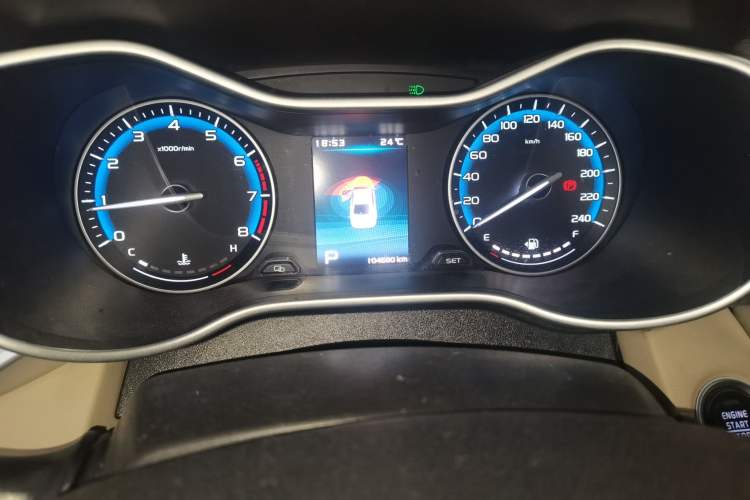 Used Geely Auto Emgrand 2018 1.5L CVT Luxury Model Odometer Close Up