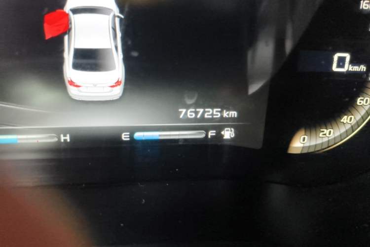 Used Geely Auto Emgrand 2018 1.5L CVT Upward Connect Edition Odometer Close Up