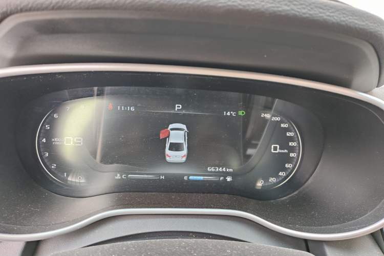 Used Geely Auto Emgrand 2018 1.5L CVT Upward Connect Edition Odometer Close Up