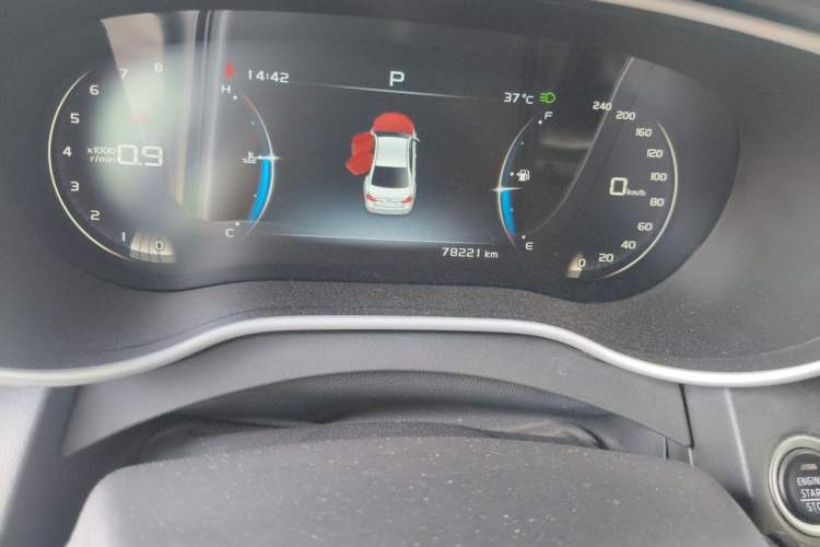 Used Geely Auto Emgrand 2018 1.5L CVT Upward Connect Edition Odometer Close Up