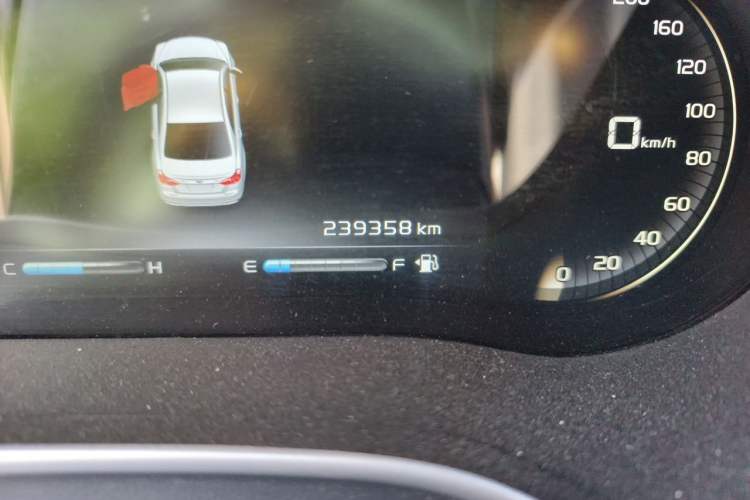 Used Geely Auto Emgrand 2018 1.5L CVT Upward Connect Edition Odometer Close Up