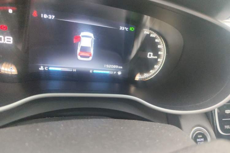 Used Geely Auto Emgrand 2018 1.5L Manual Upward Connect Edition Odometer Close Up