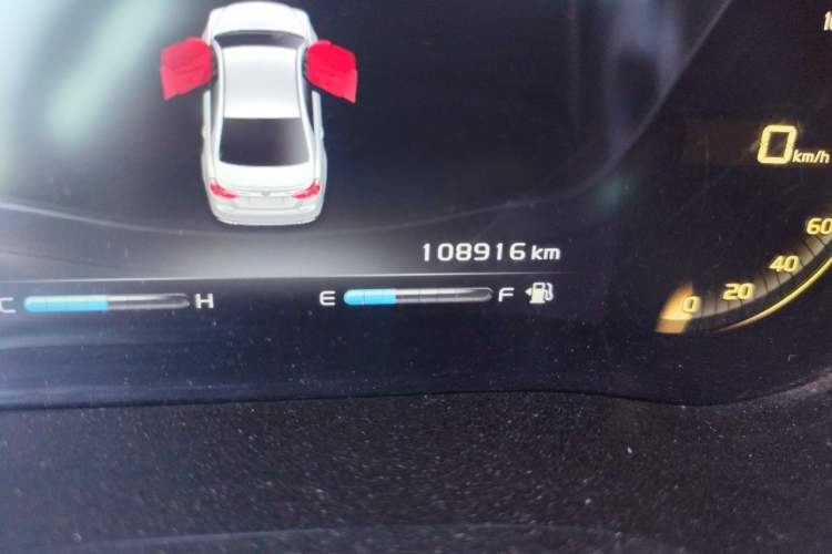Used Geely Auto Emgrand 2018 1.5L Manual Upward Connect Edition Odometer Close Up